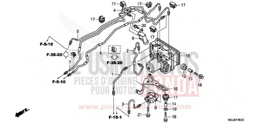 MODULATEUR ABS CBF1000FAC de 2012